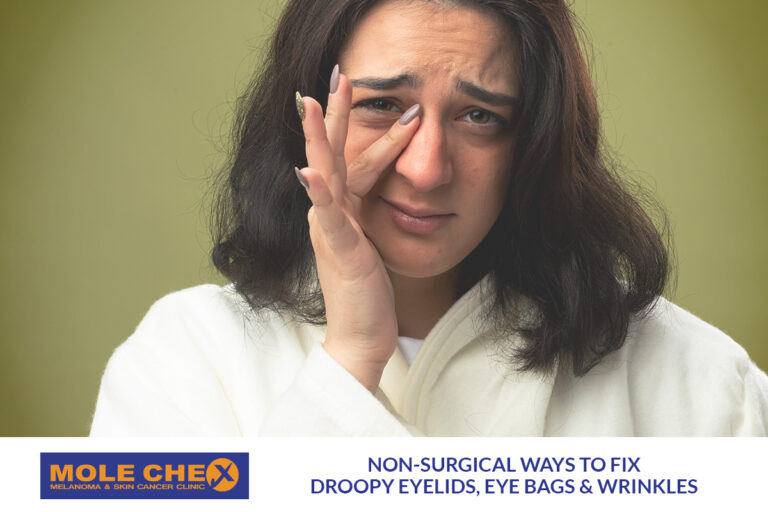 Non-Surgical Ways to Fix Droopy Eyelids, Eye Bags & Wrinkles in Brisbane